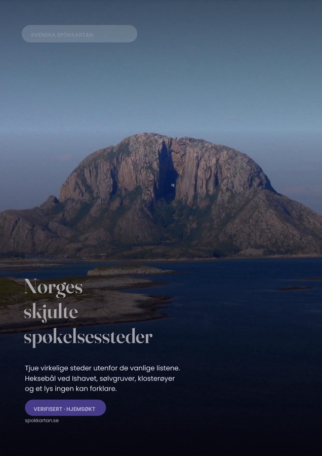 Norges skjulte spøkelsessteder