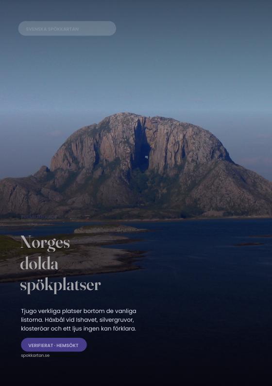 Norges dolda spökplatser