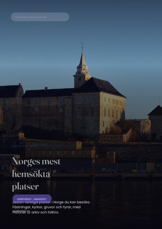 Norges mest hemsökta platser