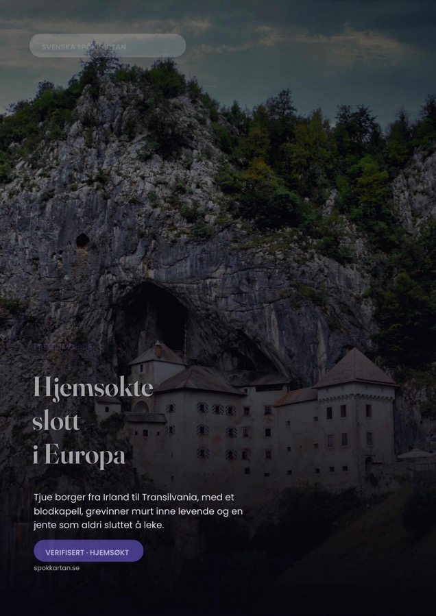 Hjemsøkte slott i Europa